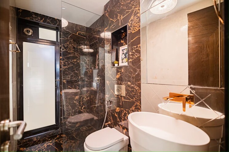 Bathroom, nahar-barberry-bryony 3 Bedroom 2550 Sq.Ft. Apartment In Chandivali Mumbai 8986672