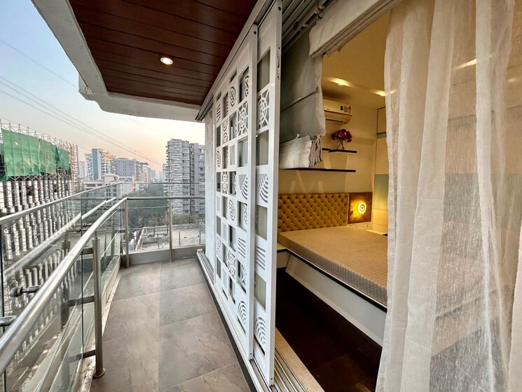 Balcony, dheeraj-celestial 2 Bedroom 850 Sq.Ft. Apartment In Bandra West Mumbai 8986730