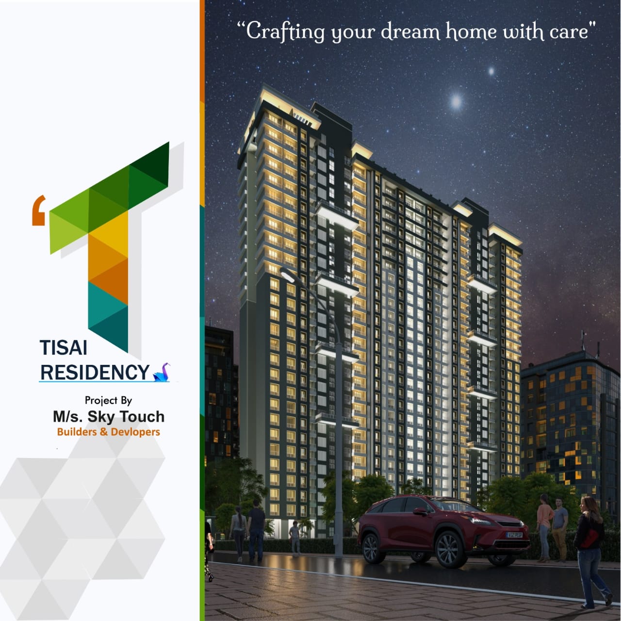 2 BHK Apartment For Sale in Sky Tisai Residency