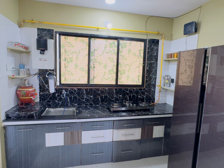 Kitchen, jahangir pura 2 Bedroom 1200 Sq.Ft. Apartment In Jahangir Pura Surat 8986801