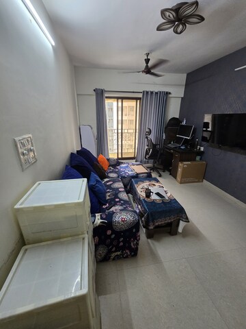 Living Room in 1 BHK Apartment at Cosmos Jewels Ruby, Ghodbunder Road – for Rent
