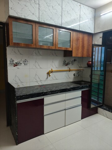 Kitchen in 1 BHK Apartment at Sai Ashish Tower, Vasai East – for Sale