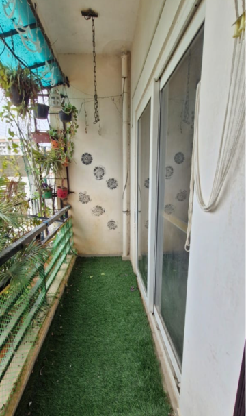 Balcony in 2 BHK Builder Floor at Kondapur – for Rent