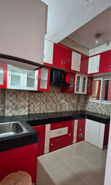 Kitchen in 2 BHK Builder Floor at Kondapur – for Rent