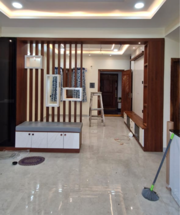Living Room in 3 BHK Builder Floor at Kondapur – for Rent