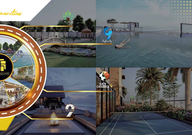 Exterior View, ev-9-square 3 Bedroom 1850 Sq.Ft. Apartment In Vashi Sector 9 Navi Mumbai 8986894