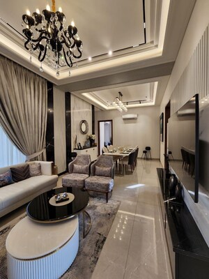 Living Room in 4 BHK Apartment at Turnstone The Medallion, Mohali Sector 82 – for Sale