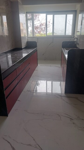 Kitchen in 3 BHK Apartment at Bhosale Nagar – for Rent