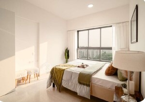 Bedroom in 2 BHK Apartment at Shapoorji Pallonji Vicinia, Powai – for Sale