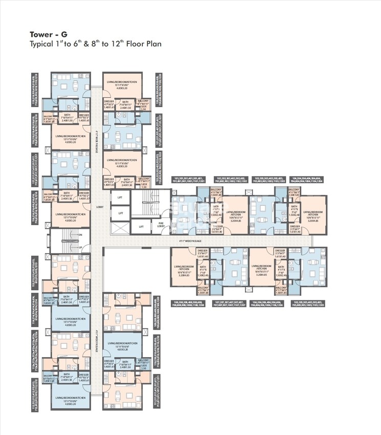 Floor Plan, geras-world-of-joy-l Studio 270 Sq.Ft. Apartment In Kharadi Pune 8987147