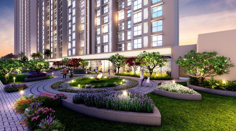 Garden, runwal-avenue-wing-j 3 Bedroom 797 Sq.Ft. Apartment In Kanjurmarg East Mumbai 8987152