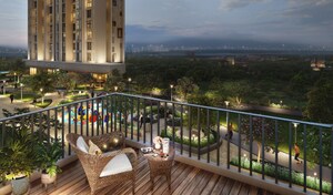 Balcony in 1 BHK Apartment at Runwal Avenue, Kanjurmarg East – for Sale