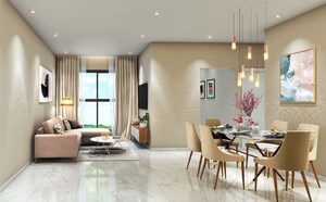 Living Room in 1 BHK Apartment at Runwal Avenue, Kanjurmarg East – for Sale