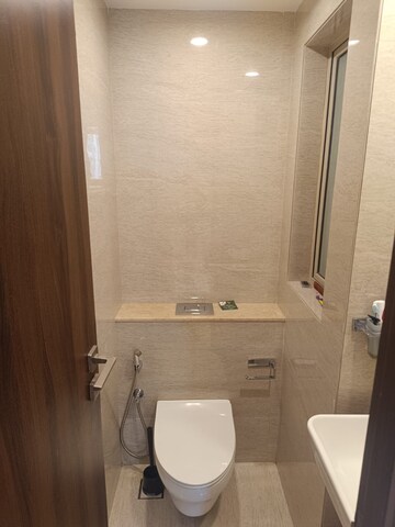 Bathroom in 1 BHK Apartment at Hiranandani Regent Hill, Powai – for Rent