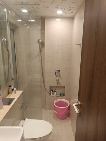 Bathroom in 1 BHK Apartment at Hiranandani Regent Hill, Powai – for Rent