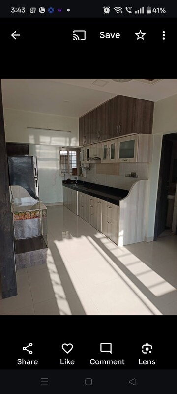 Kitchen in 2 BHK Apartment at Mirchandani Palms, Rahatani – for Rent