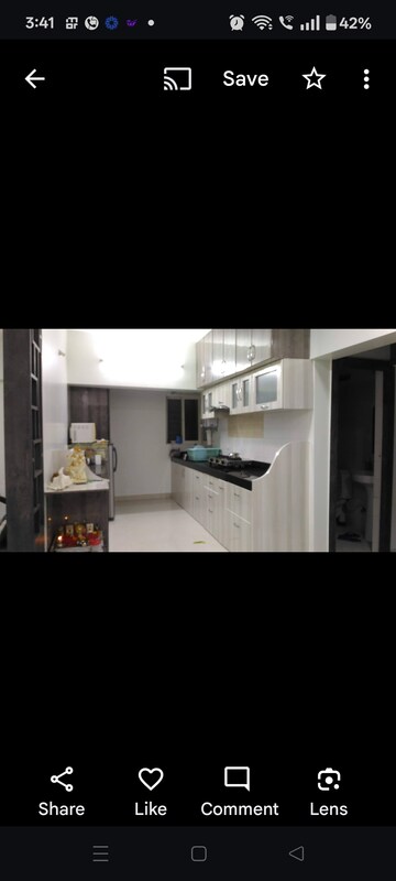 Kitchen in 2 BHK Apartment at Mirchandani Palms, Rahatani – for Rent