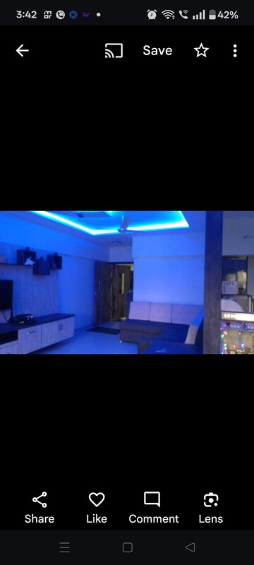 Bedroom in 2 BHK Apartment at Mirchandani Palms, Rahatani – for Rent