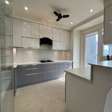 Kitchen in 3 BHK Apartment at Shalimar Belvedere Court, Malesemau – for Rent
