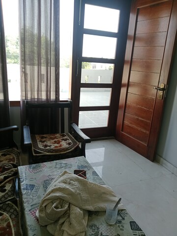 Living Room in 3 BHK Builder Floor at Sector 13 – for Rent