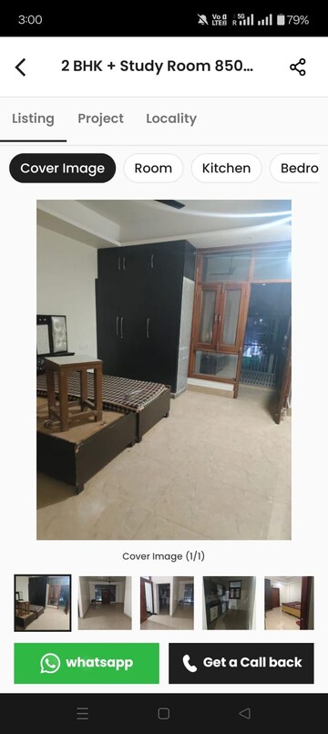 Living Room in 2.5 BHK Apartment at Stellar 135, Sector 135 – for Rent