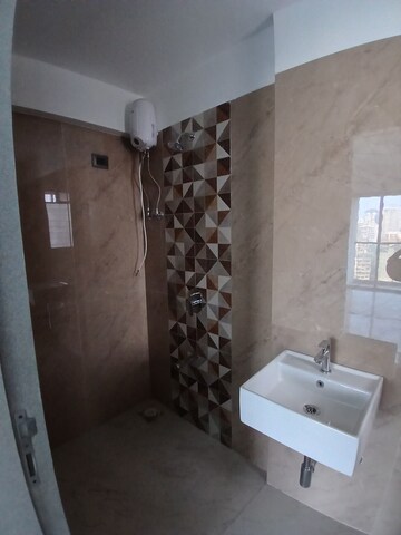 Bathroom in 1 BHK Apartment at Sunrise CHS Mhada, Goregaon East – for Rent