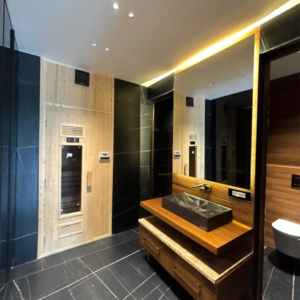 Kitchen in 4 BHK Builder Floor at South Extension ii – for Sale