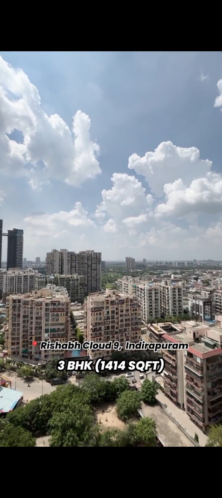 Exterior View, rishabh-iris-tower 3 Bedroom 1414 Sq.Ft. Apartment In Ahinsa Khand 2 Ghaziabad 8987441