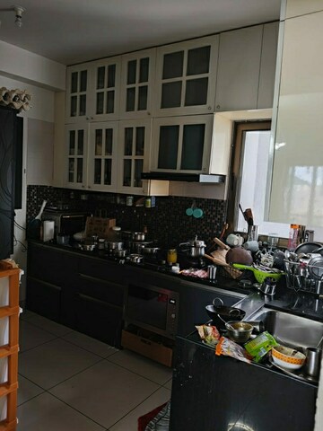 Kitchen in 3 BHK Builder Floor at Paranjape Blue Ridge, Hinjewadi – for Rent