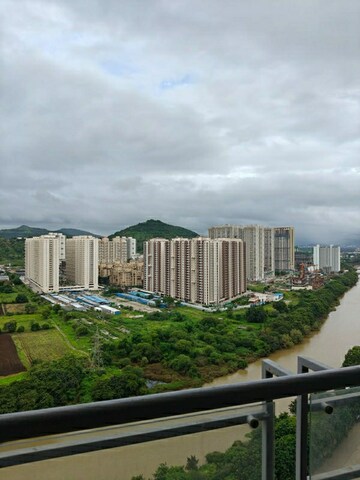Balcony in 3 BHK Builder Floor at Paranjape Blue Ridge, Hinjewadi – for Rent