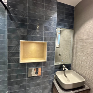 Bathroom in 3 BHK Builder Floor at Uday Park – for Sale