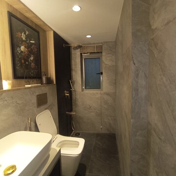 Bathroom in 2.5 BHK Apartment at Goregaon East – for Rent