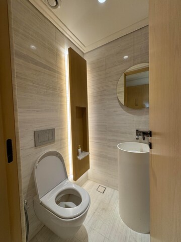 Bathroom in 3 BHK Apartment at Lodha The World Towers World One Tier 2, Worli – for Rent