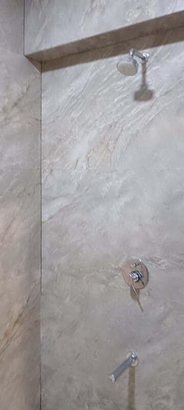 Bathroom in 1 BHK Apartment at Kanak Heights Geeta Bhavan CHS, Malad East – for Rent