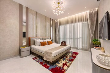 Bedroom in 3 BHK Apartment at Indiabulls Blu, Worli – for Rent