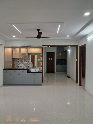 Living Room in 3 BHK Apartment at Elemental Earthwoods, Kokapet – for Rent