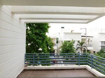 Balcony in 6 BHK Villa at Aakriti CRR Lakeside Ville, Tellapur – for Rent