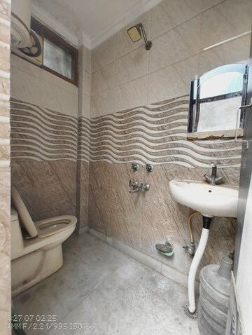 Bathroom in 2 BHK Builder Floor at Govindpuri – for Rent