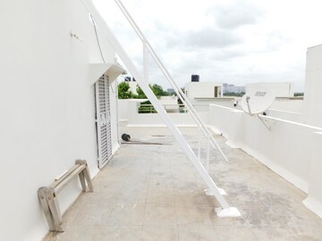 Staircase in 6 BHK Villa at Aakriti CRR Lakeside Ville, Tellapur – for Rent