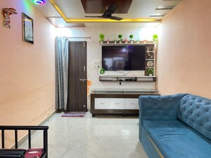 Living Room in 2 BHK Apartment at Sara Crystal Apartments, Kondhwa – for Sale