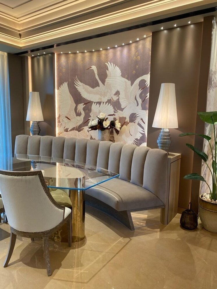 Living Room, k-raheja-vivarea 3 Bedroom 1740 Sq.Ft. Apartment In Mahalaxmi Mumbai 8987640