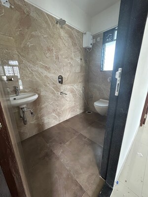 Bathroom in 1 BHK Apartment at Dinaco Darshan CHS, Dahisar West – for Sale