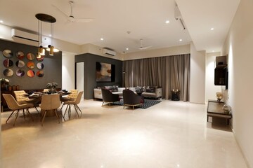 Living Room in 3 BHK Apartment at Indiabulls Blu, Worli – for Rent