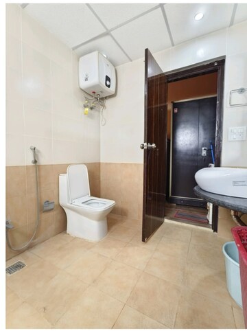 Bathroom in 3 BHK Apartment at Gomti Nagar – for Rent