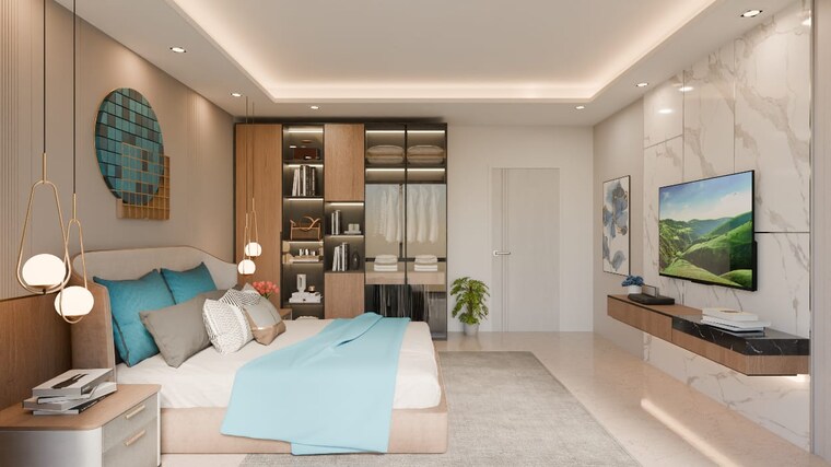 Living Room, kalpataru-radiance 2 Bedroom 900 Sq.Ft. Apartment In Goregaon West Mumbai 8987817