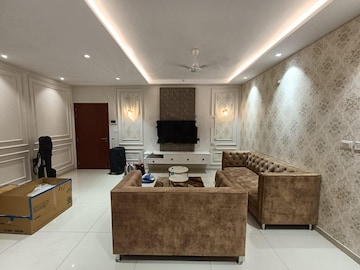 Living Room in 3 BHK Apartment at LnT Raintree Boulevard, Hebbal – for Rent