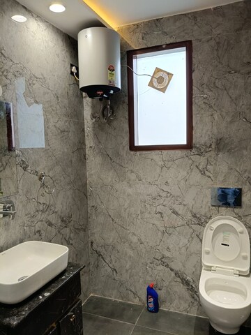 Bathroom in 3 BHK Builder Floor at Aerocity – for Rent