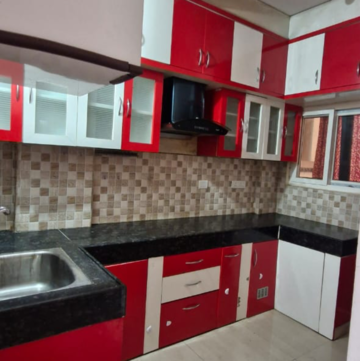 Kitchen in 2 BHK Builder Floor at Kondapur – for Rent