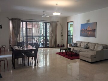 Living Room in 4 BHK Apartment at Brigade Lavelle 1, Lavelle Road – for Rent