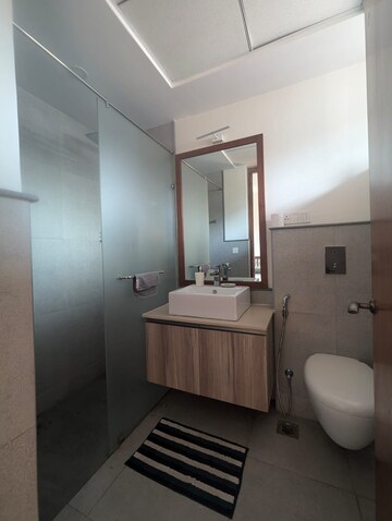 Bathroom in 4 BHK Apartment at Brigade Lavelle 1, Lavelle Road – for Rent